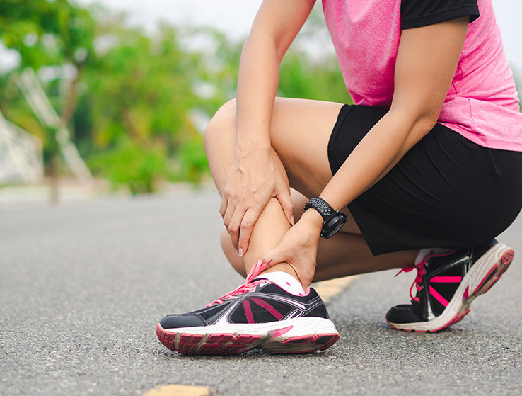 Athlete on the ground and unable to put weight on ankle